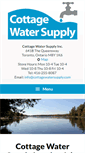 Mobile Screenshot of cottagewatersupply.com